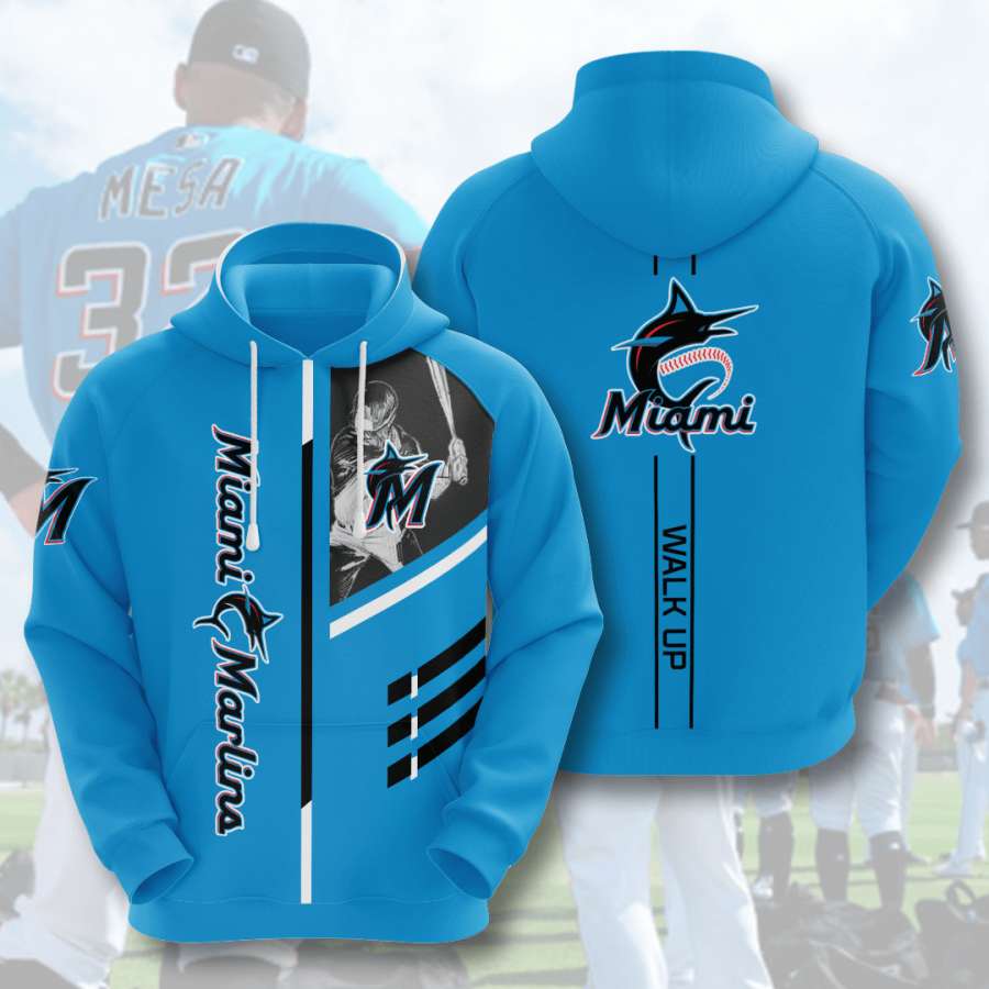 Miami Marlins Custom Hoodie 3D