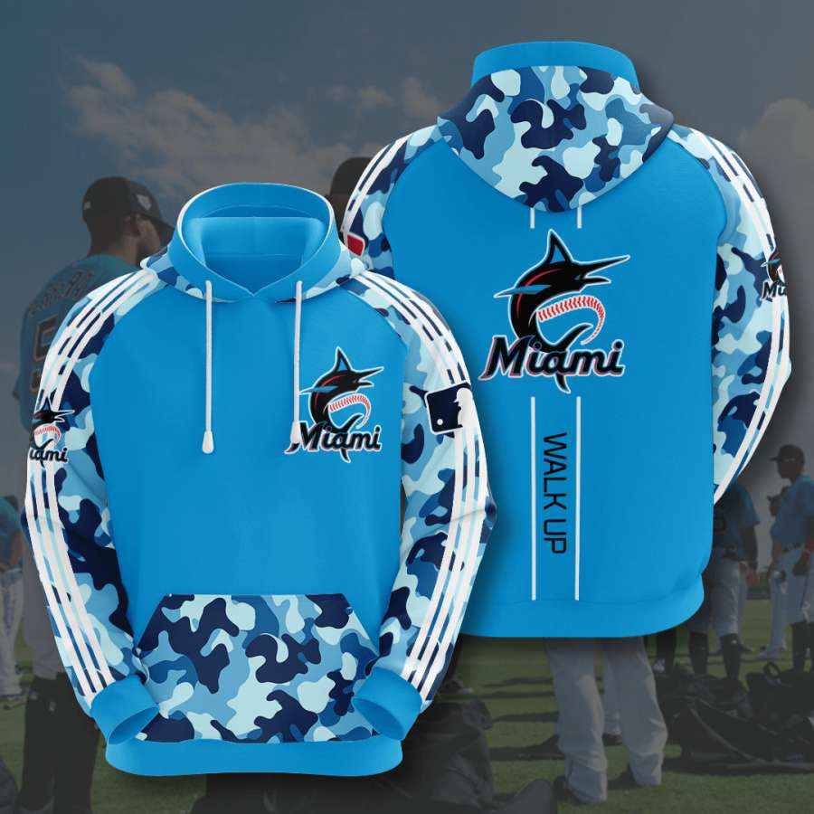 Miami Marlins Custom Hoodie 3D