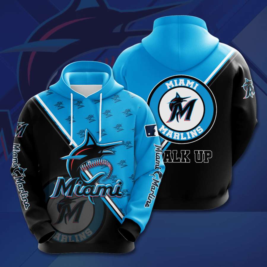 Miami Marlins Custom Hoodie 3D