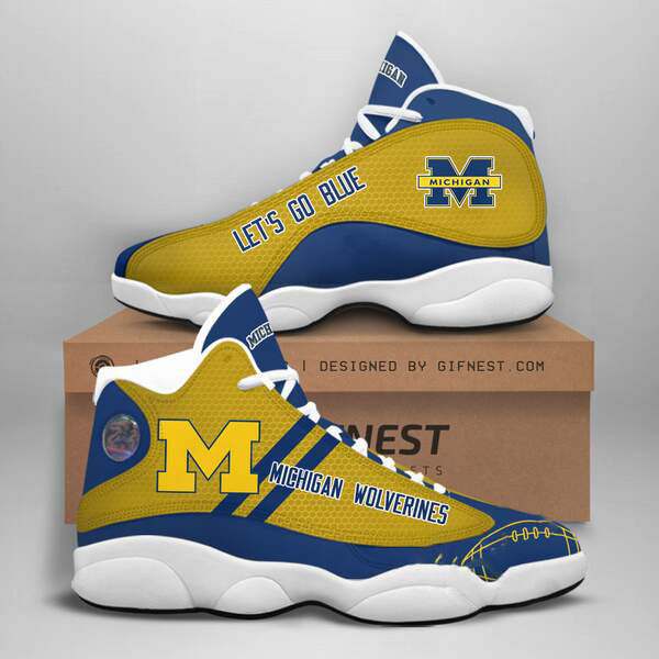 Michigan Wolverines Custom Air Jordan Shoes