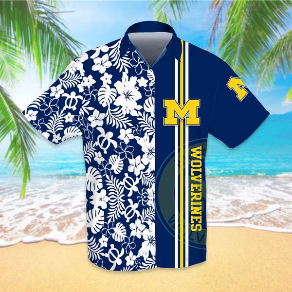 Michigan Wolverines Custom Hawaiian shirts