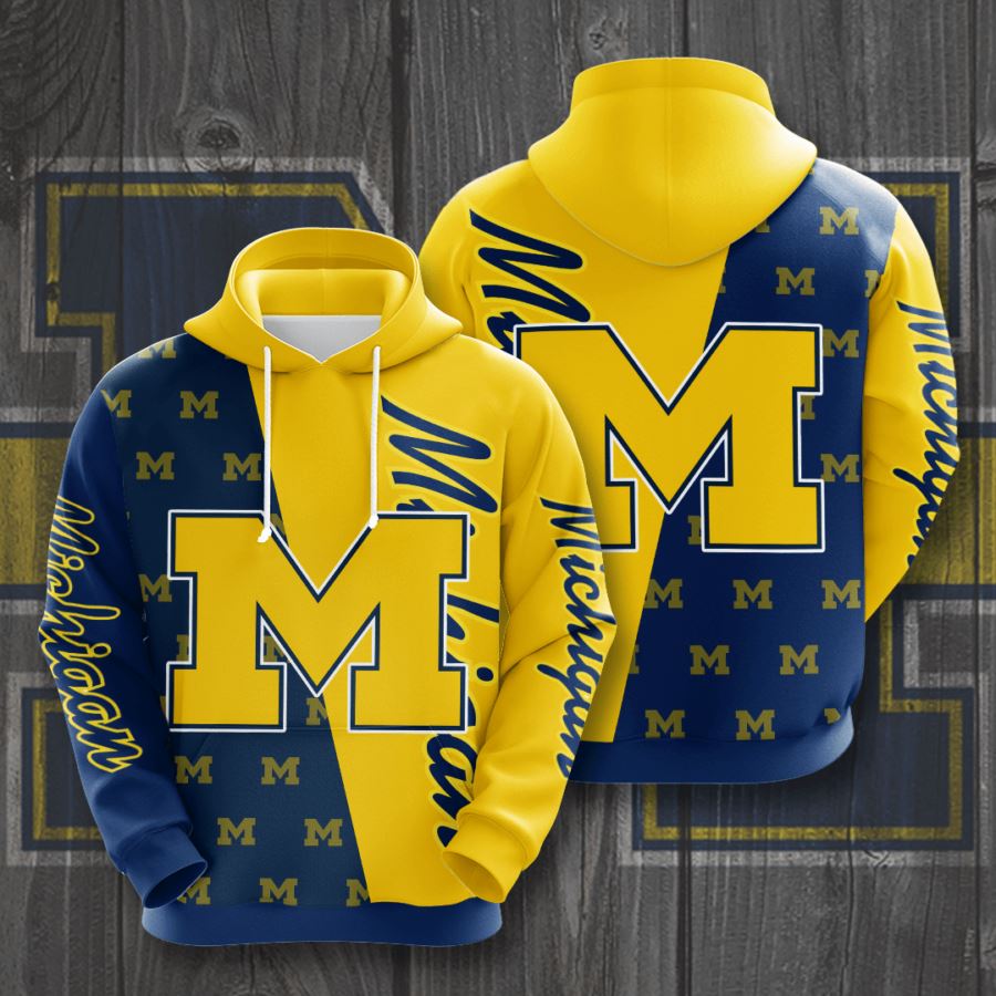 Michigan Wolverines Custom Hoodie 3D