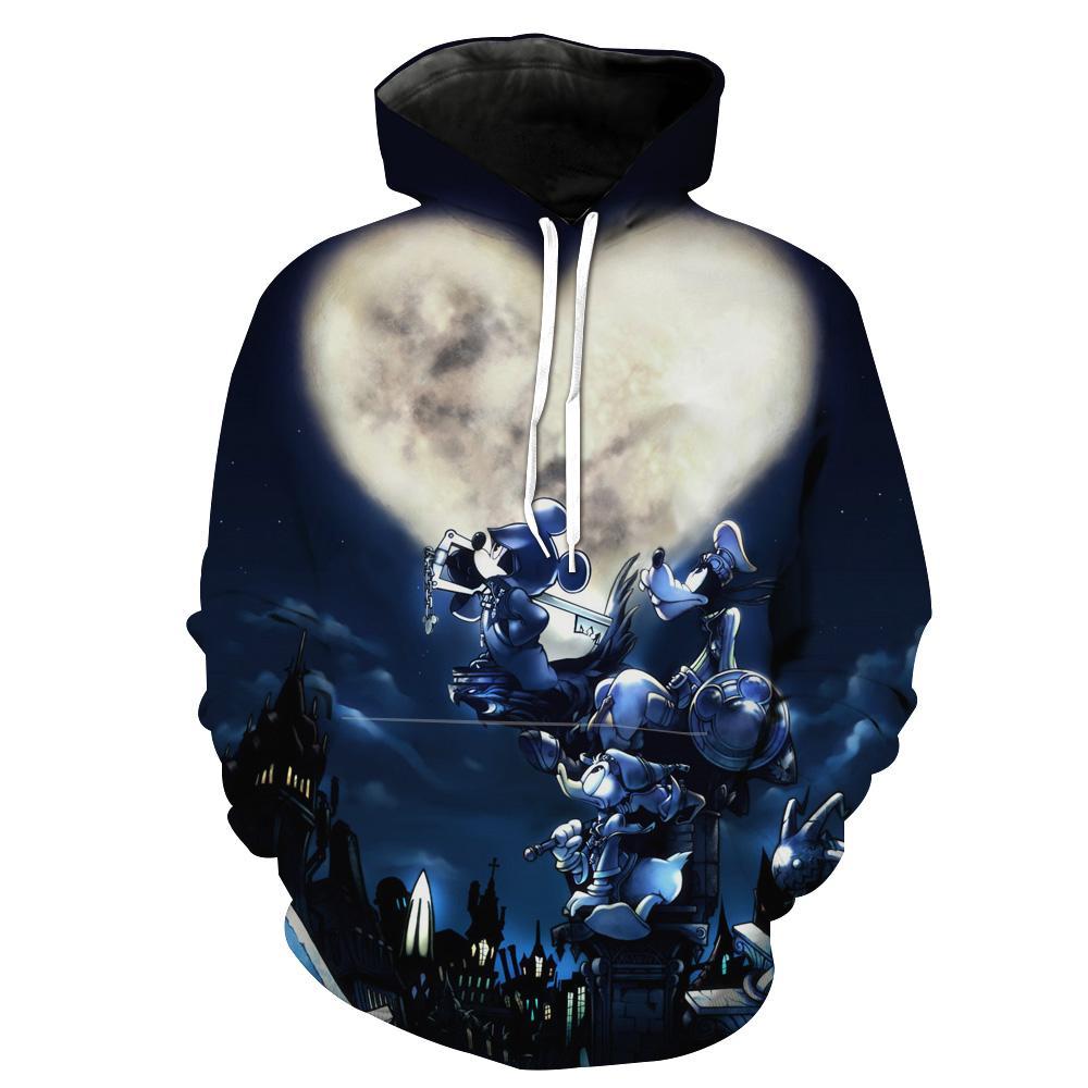 Mickey Goofy And Donald Kingdom Hearts Kingdom Hearts Hoodie 3D