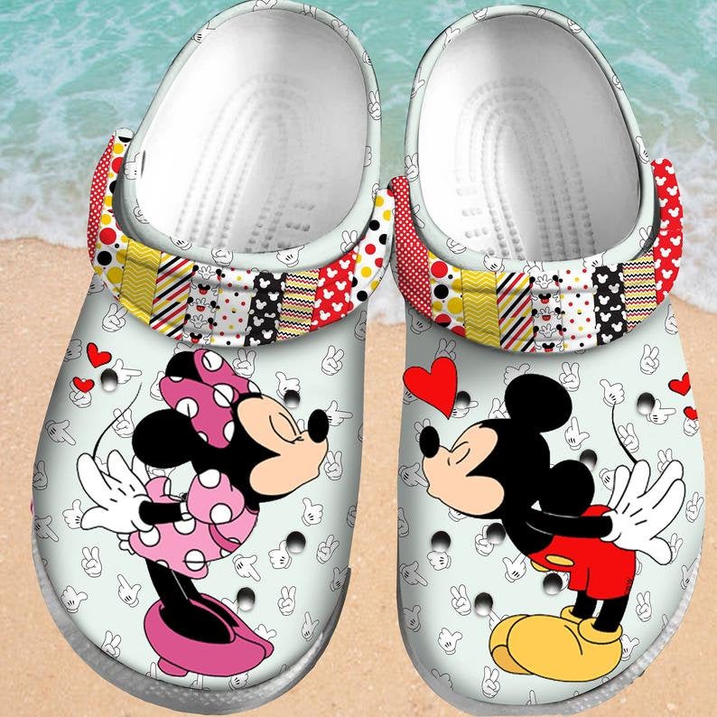 Mickey Mouse 3d Comfortable For Mens And Womens Classic Water Crocs Clog Shoes