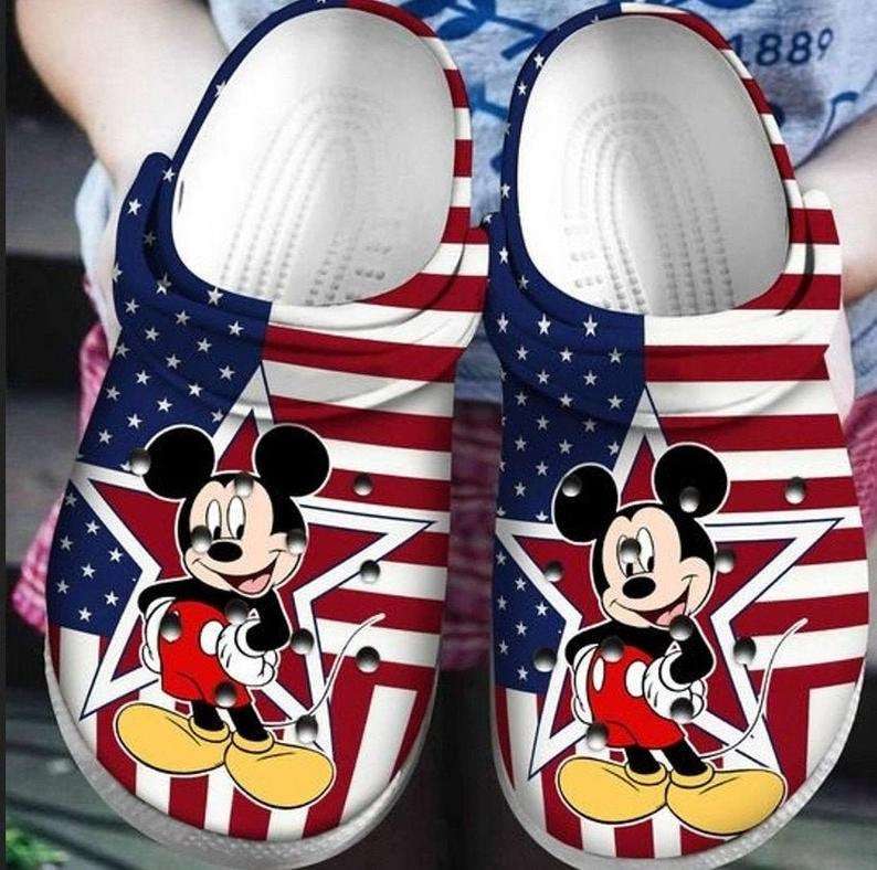 Disney Mickey Mouse Crocs Clog Shoes For Adults