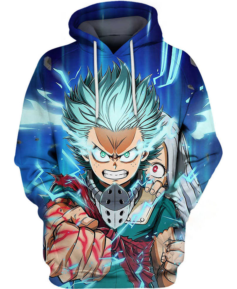 Midoriya Full Cowl Hoodie 3D