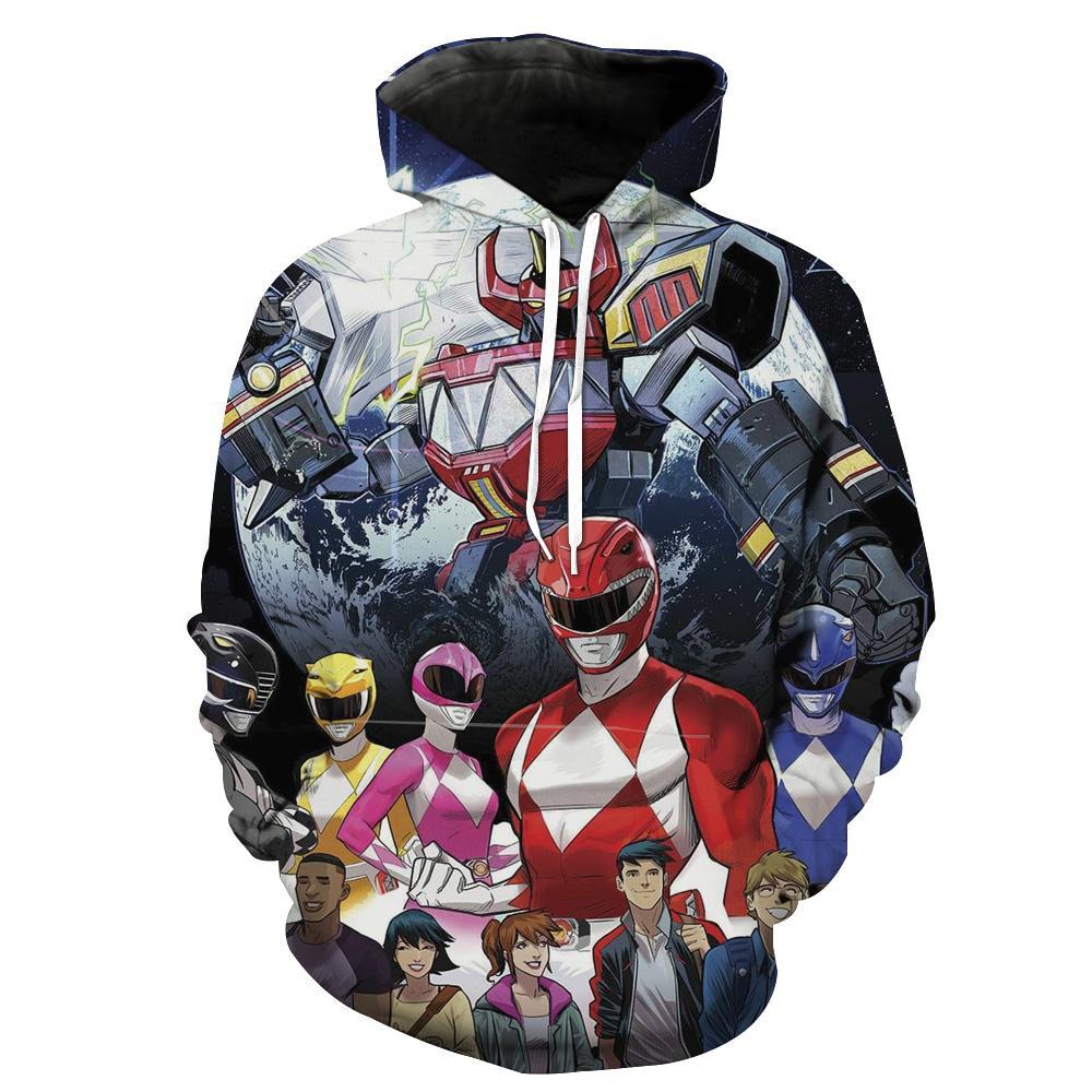 Mighty Morphing Power Rangers Power Rangers Hoodie 3D