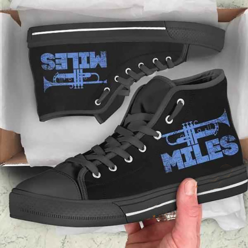 Miles Davis High Top Shoes