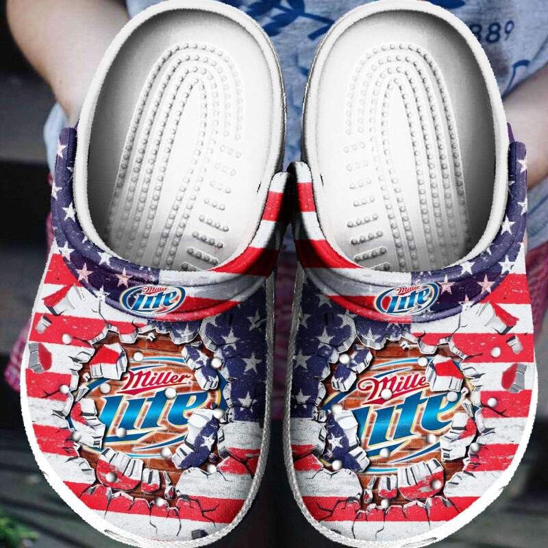 Miller Lite Crocs Clog Shoes