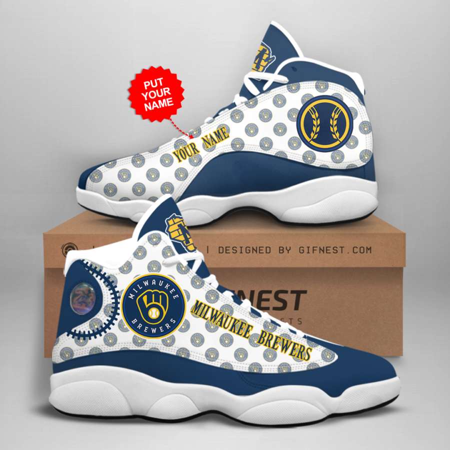 Milwaukee Brewers Custom Air Jordan Shoes