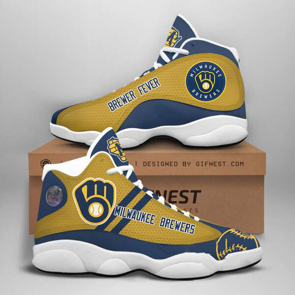 Milwaukee Brewers Custom Air Jordan Shoes