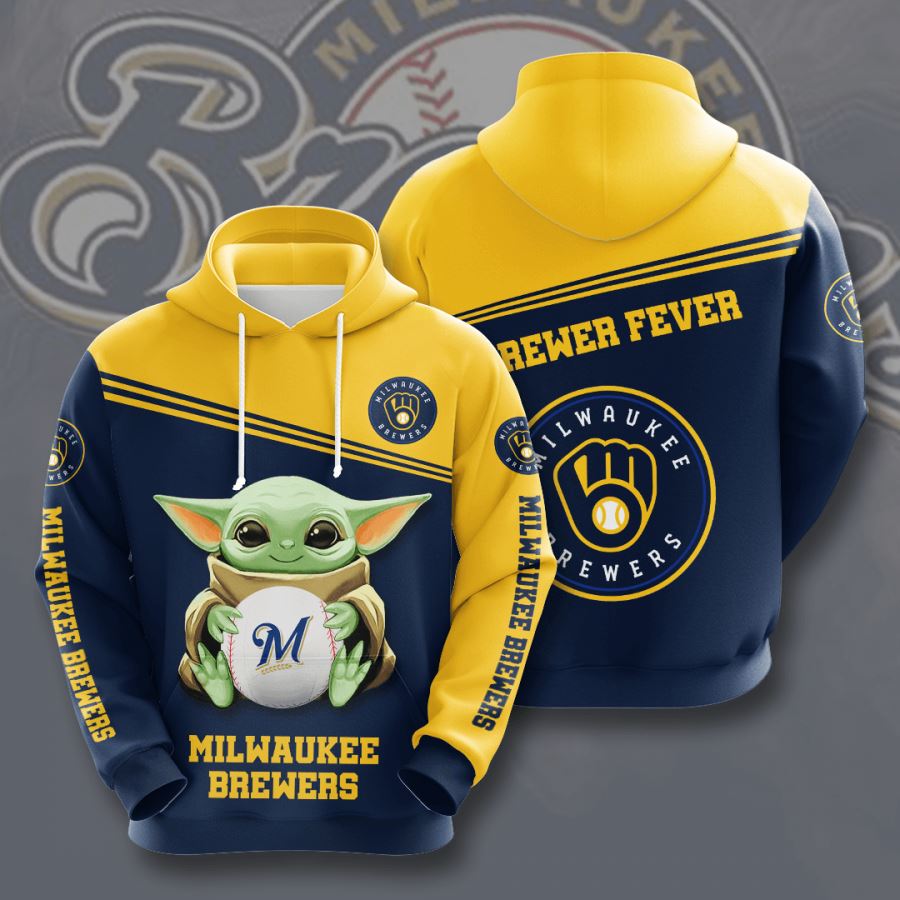 Milwaukee Brewers Custom Hoodie 3D