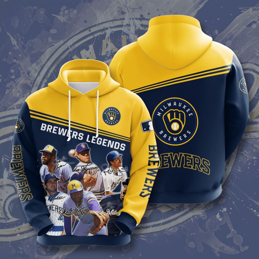 Milwaukee Brewers Custom Hoodie 3D