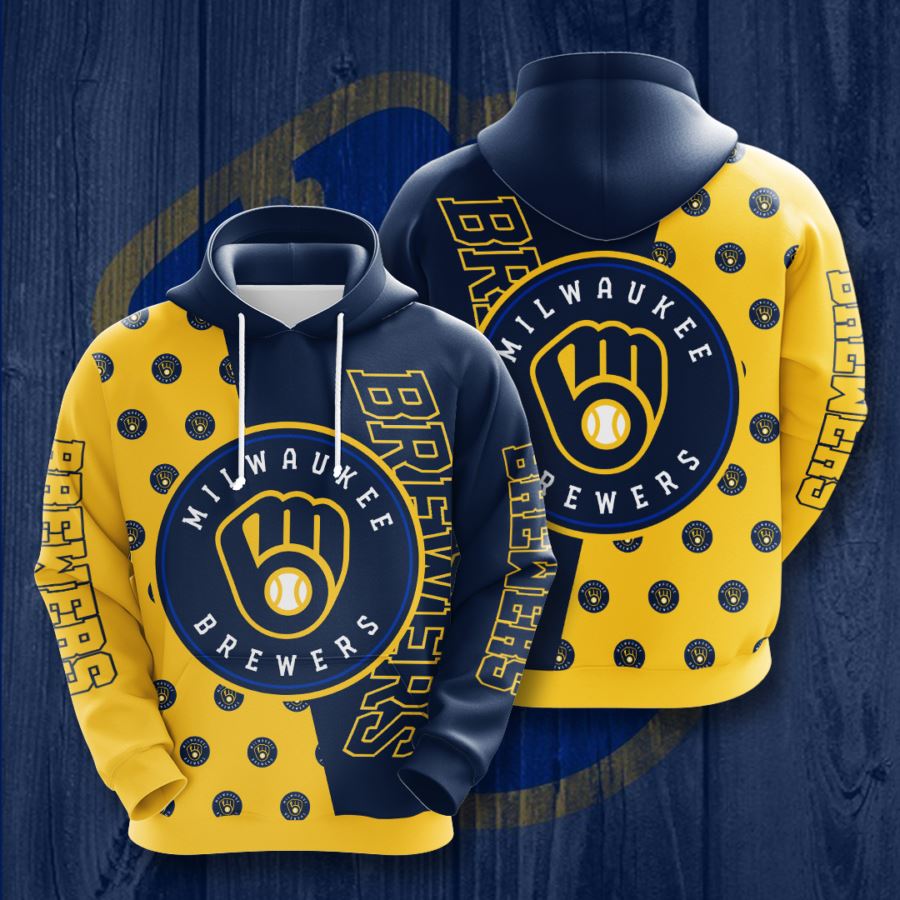 Milwaukee Brewers Custom Hoodie 3D