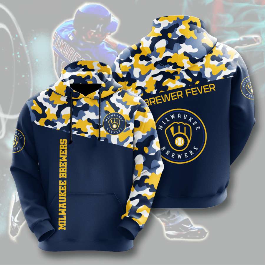 Milwaukee Brewers Custom Hoodie 3D