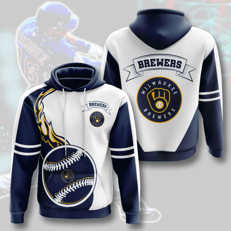 Milwaukee Brewers Custom Hoodie 3D