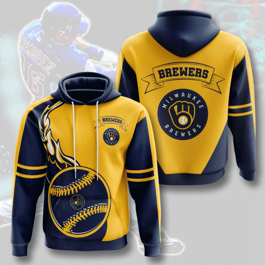 Milwaukee Brewers Custom Hoodie 3D