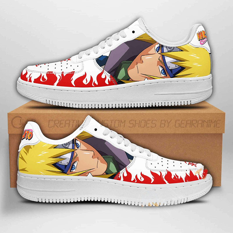 Minato Naruto Anime Nike Air Force Shoes