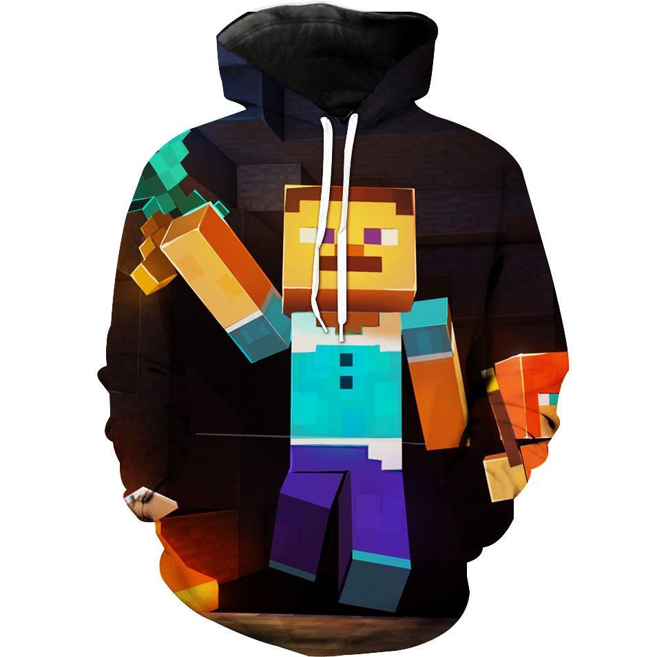 Minecraft Character Minecraft Hoodie 3D