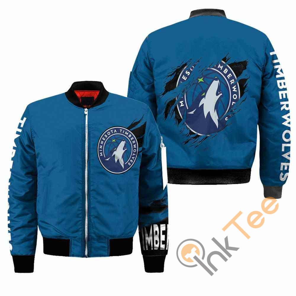 Minnesota Timberwolves NBA Apparel Best Christmas Gift For Fans Bomber Jacket