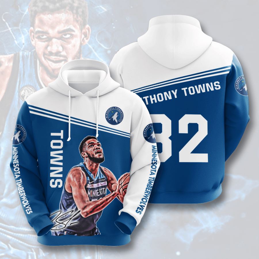 Minnesota Timberwolves Custom Hoodie 3D