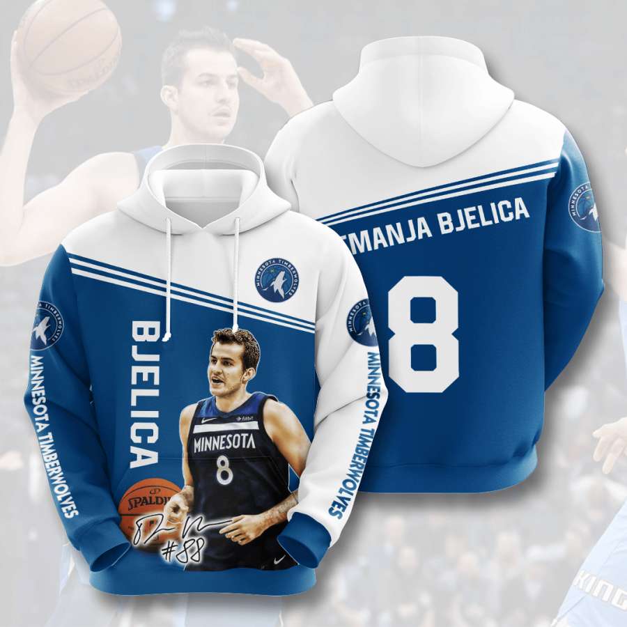 Minnesota Timberwolves Custom Hoodie 3D