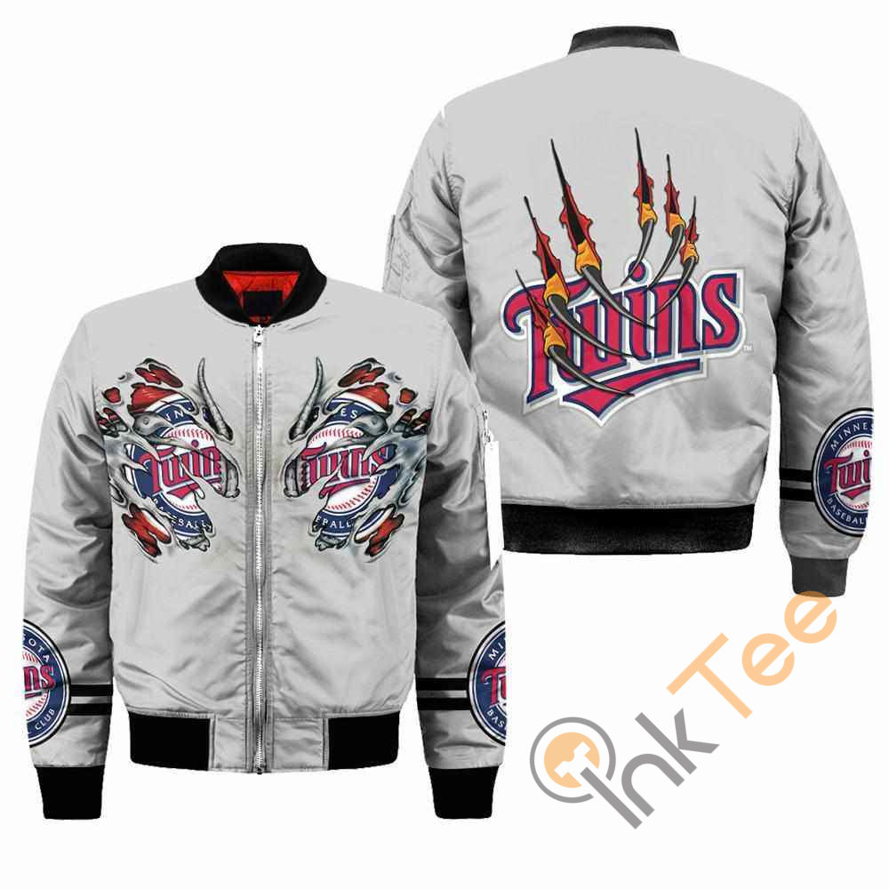 Minnesota Twins MLB Claws Apparel Best Christmas Gift For Fans Bomber Jacket