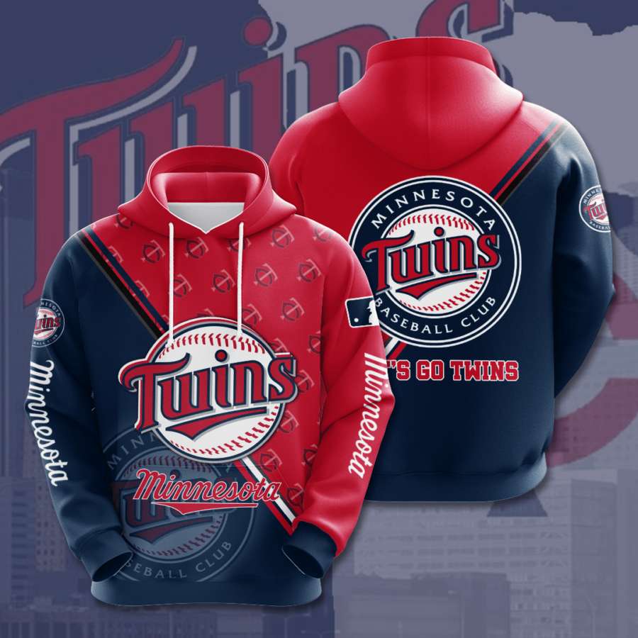 Minnesota Twins Custom Hoodie 3D