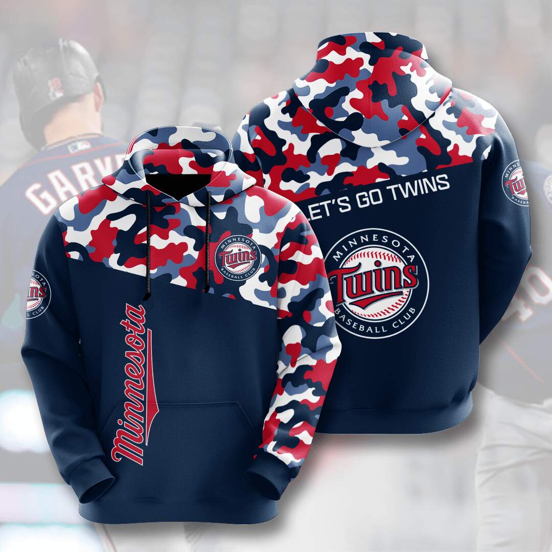 Minnesota Twins Custom Hoodie 3D