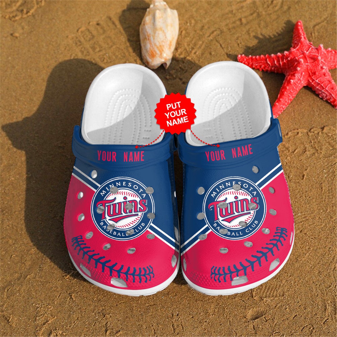 Minnesota Twins Personalized For Mlb Fans Crocs Clog Shoes