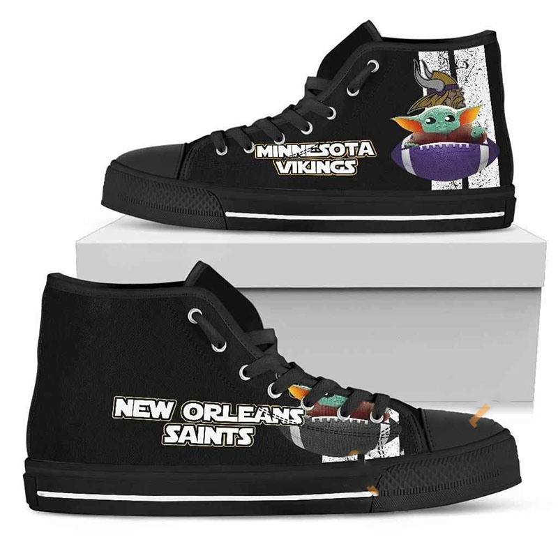 Minnesota Vikings High Top Shoes