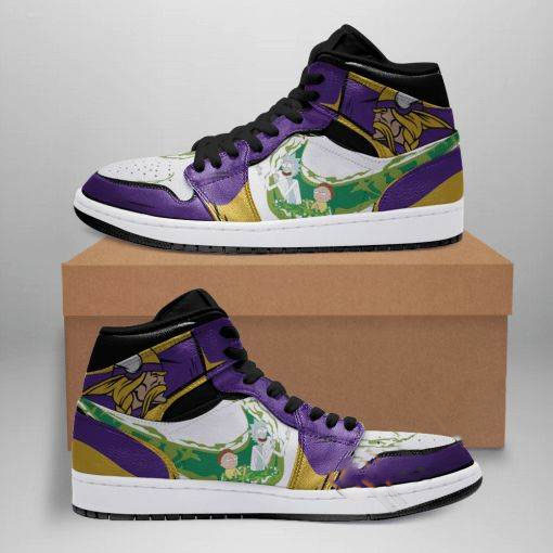 Minnesota Vikings Custom Air Jordan Shoes