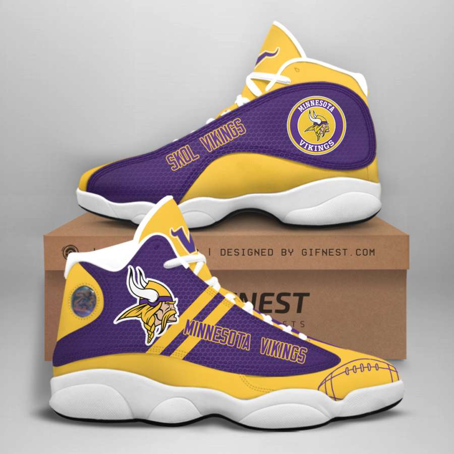 Minnesota Vikings Custom Air Jordan Shoes