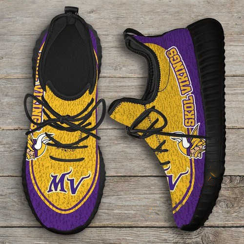 Minnesota Vikings Football Customize Yeezy Boost
