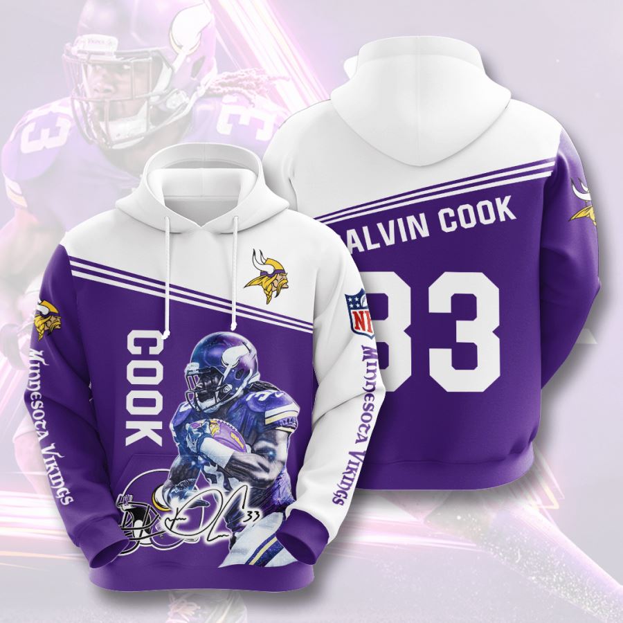 Minnesota Vikings Custom Hoodie 3D