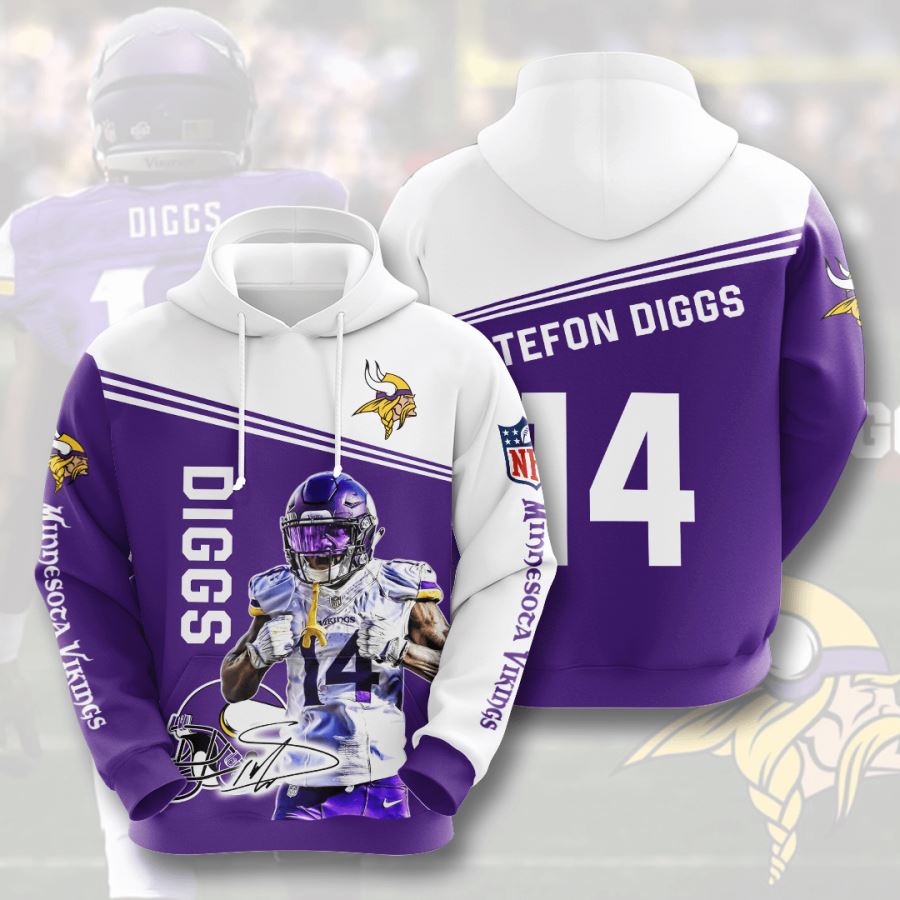 Minnesota Vikings Custom Hoodie 3D