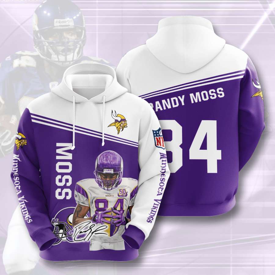 Minnesota Vikings Custom Hoodie 3D