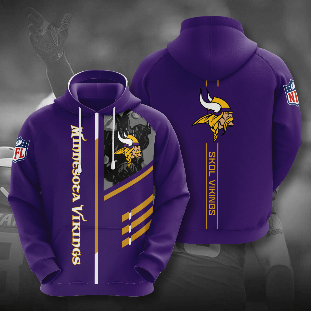 Minnesota Vikings Custom Hoodie 3D