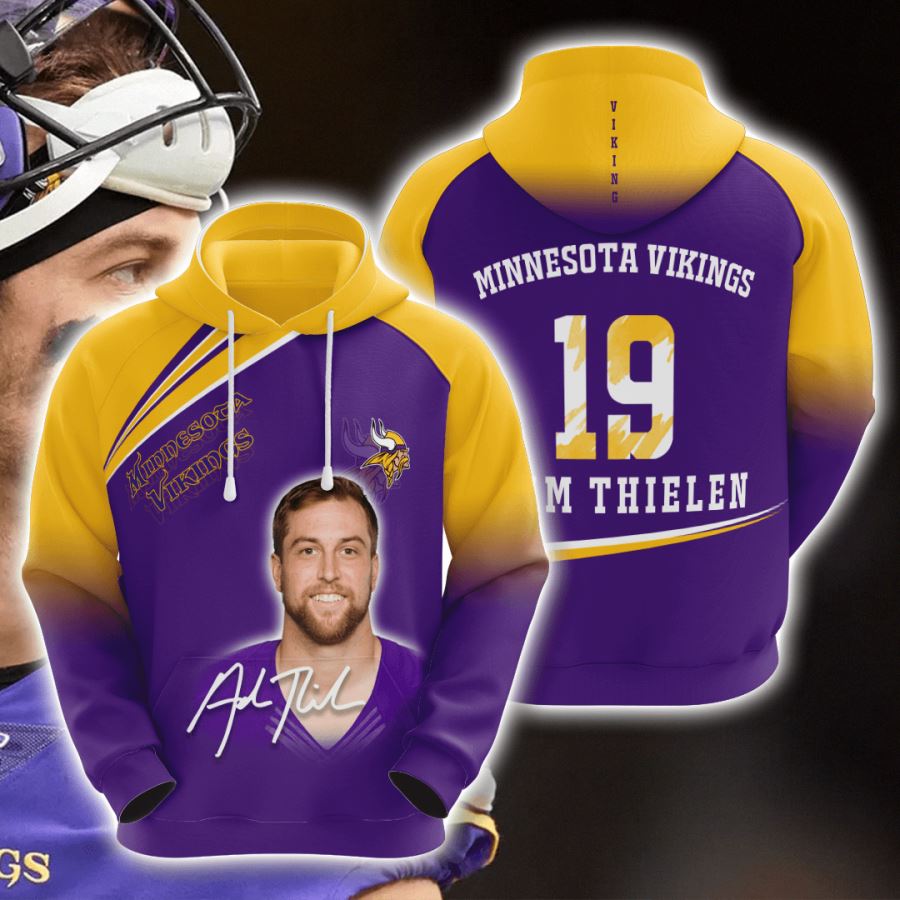 Minnesota Vikings Custom Hoodie 3D