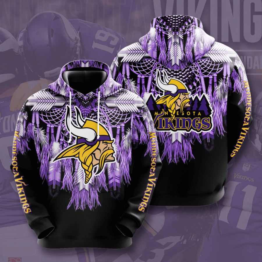 Minnesota Vikings Custom Hoodie 3D