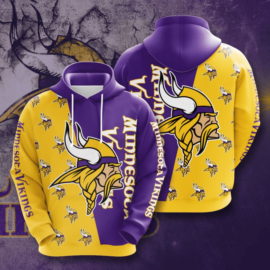 Minnesota Vikings Custom Hoodie 3D