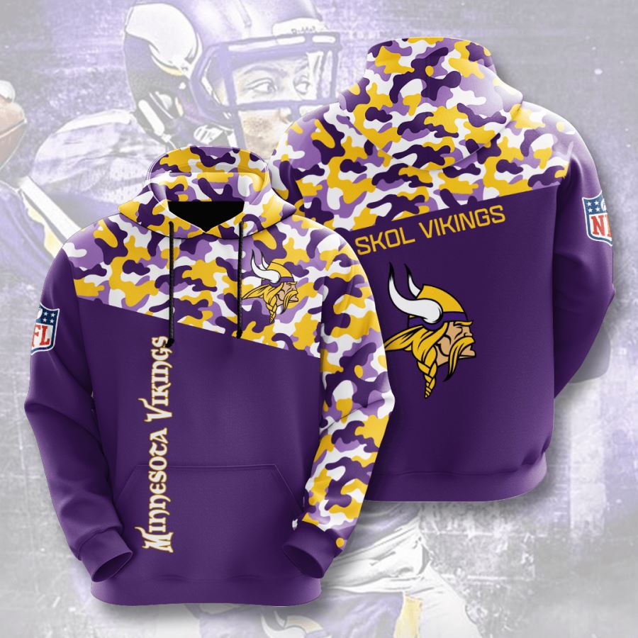 Minnesota Vikings Custom Hoodie 3D