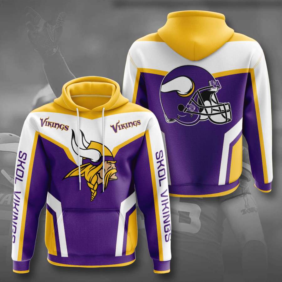 Minnesota Vikings Custom Hoodie 3D