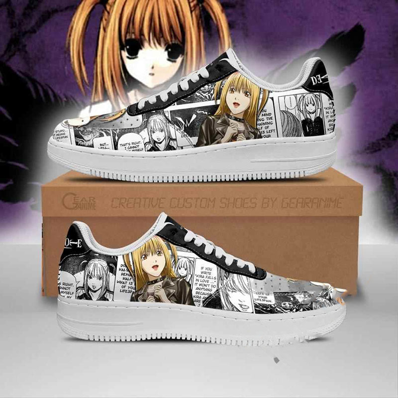 Misa Amane Death Note Anime Nike Air Force Shoes