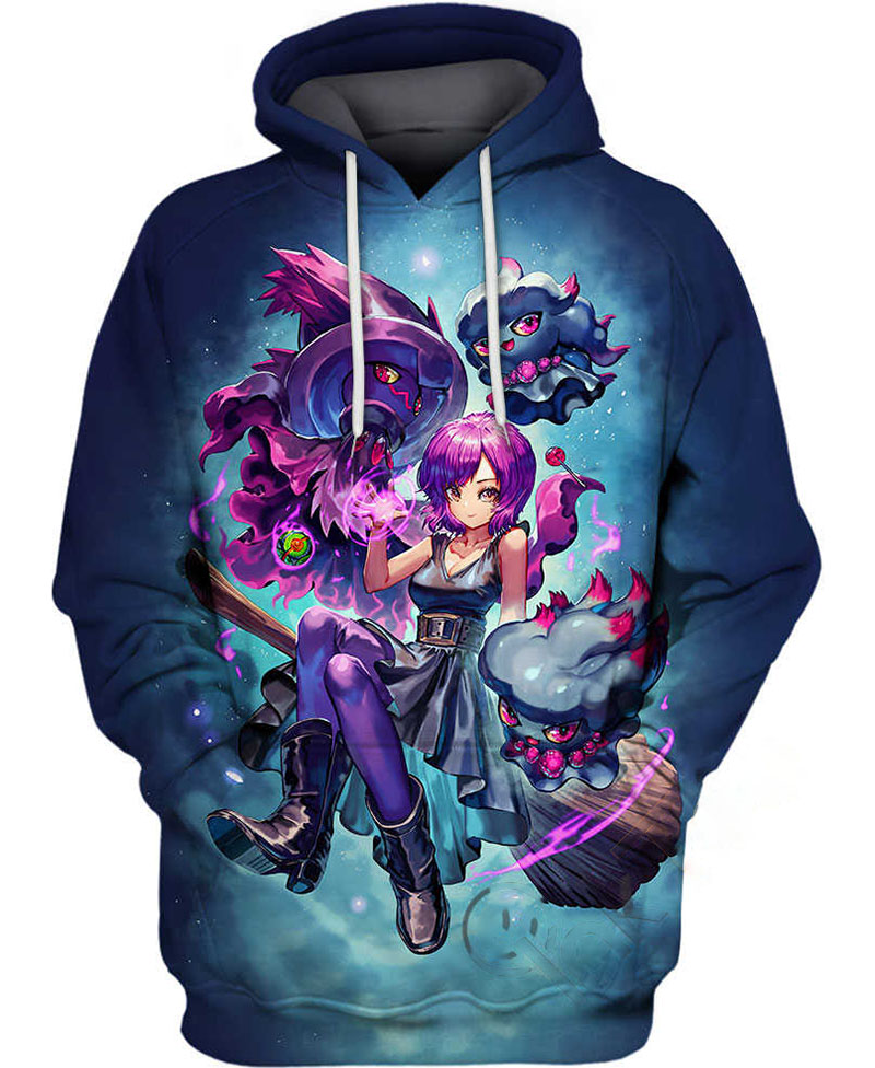 Mismagius And Misdreavus Hoodie 3D