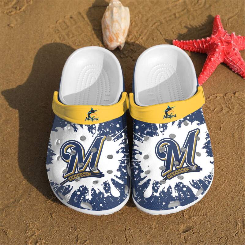 Mlb Milwaukee Brewers Crocs Clog Shoes