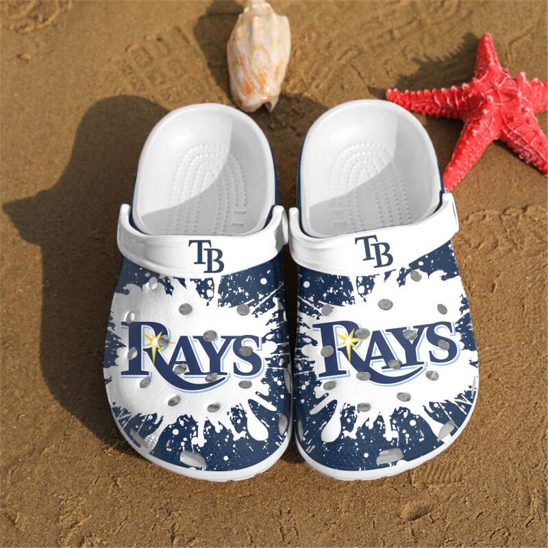 Mlb Tampa Bay Rays Crocs Clog Shoes