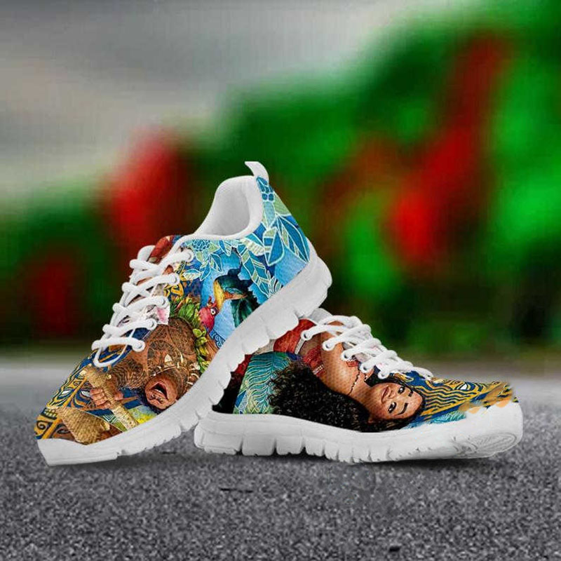 Moana Custom Painted Disney Movie Animated Running Nike Roshe Shoes