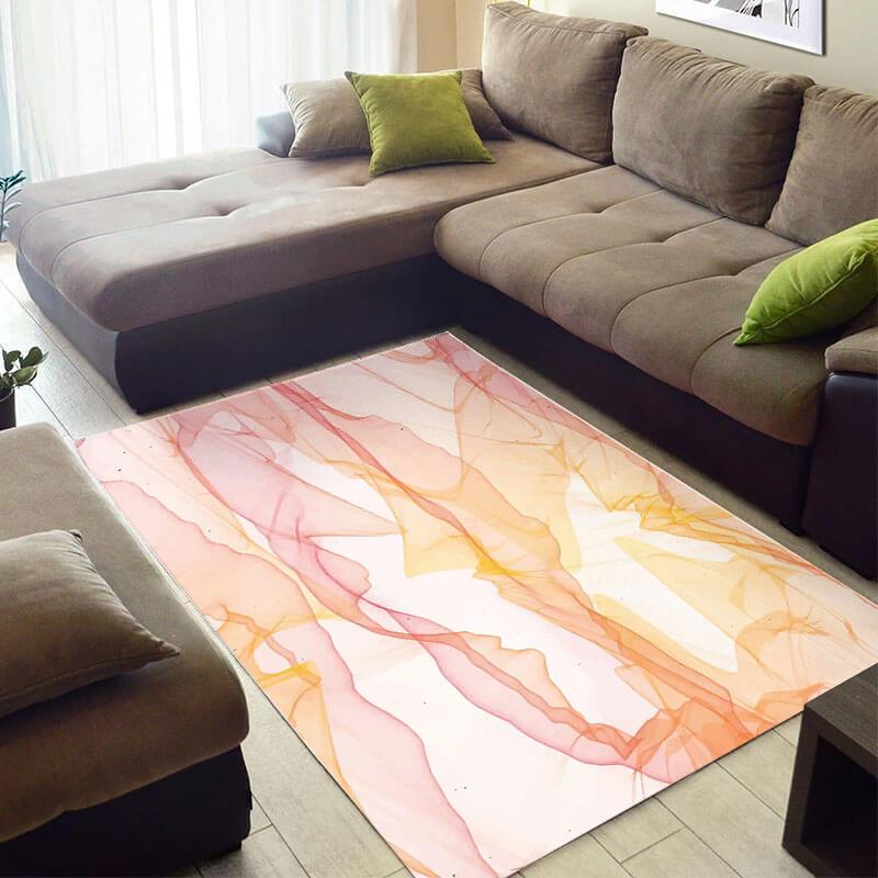 Modern African Beautiful Print Woman Style Floor Rug