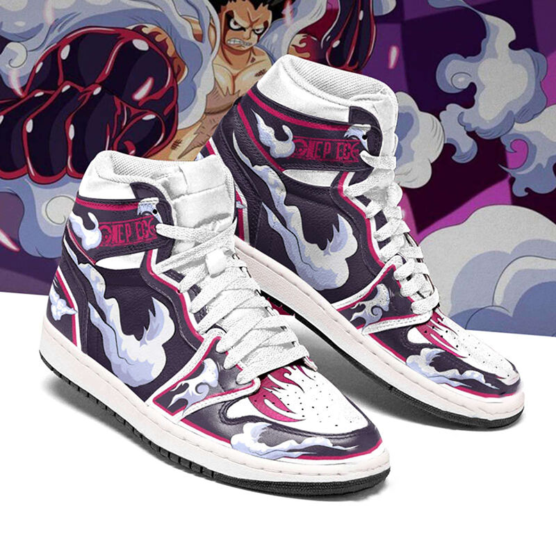 Monkey D Luffy One Piece Anime Japanese Coplay Air Jordan Shoes